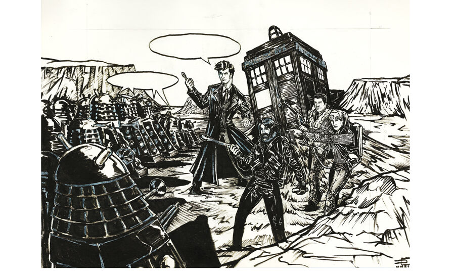 The Tenth Doctor and MacReady VS The Red Daleks (Demo)